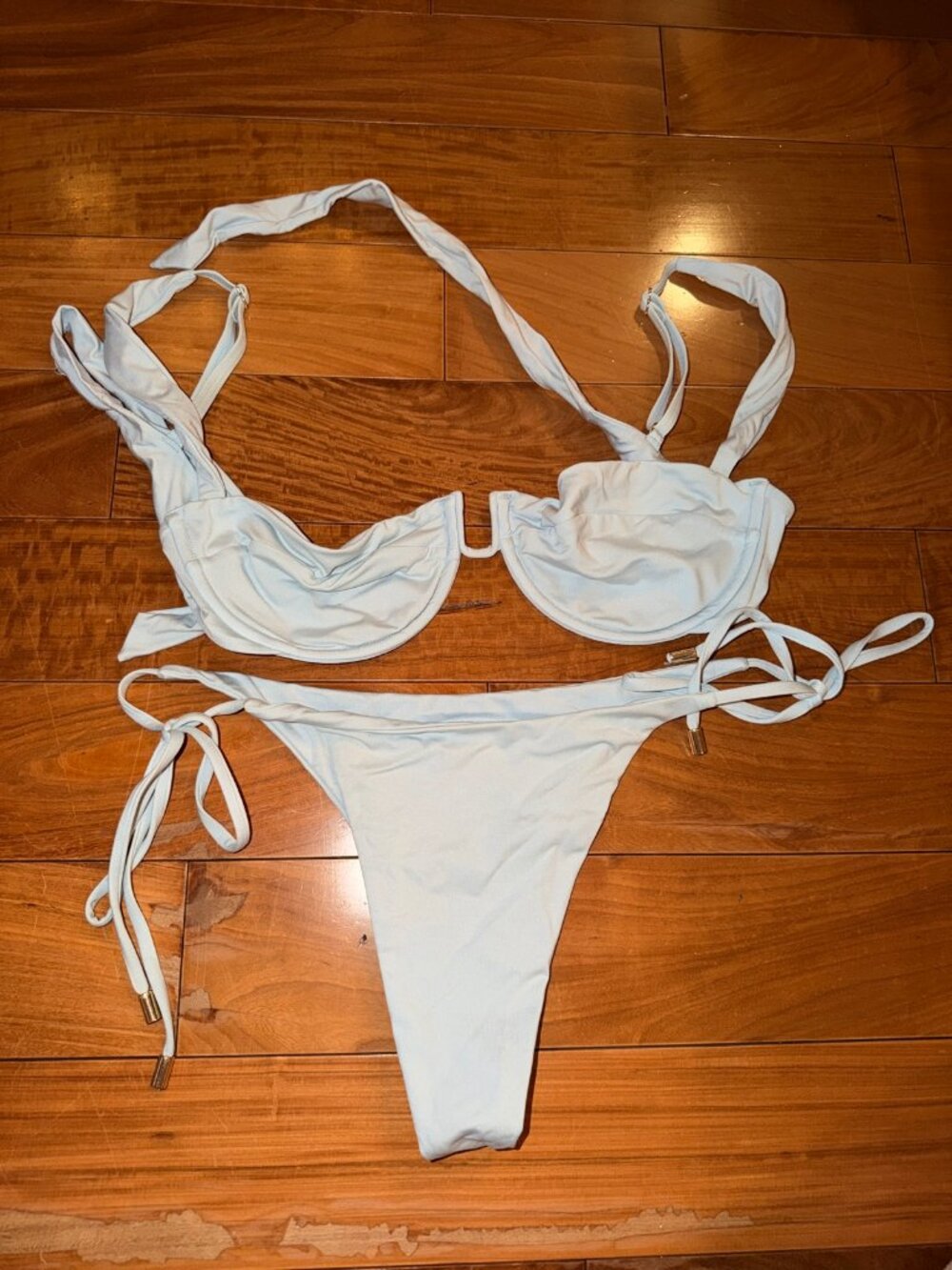 Monday Swimwear Light Blue Bikini Set